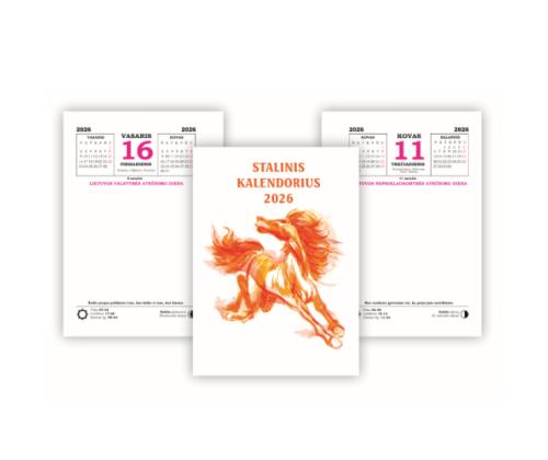 Table calendar 2026m.