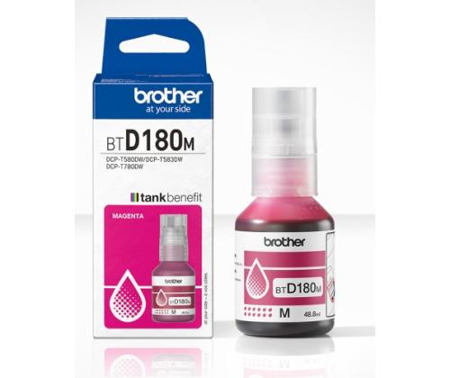 Brother BTD180M Ink Refill Bottle, Magenta