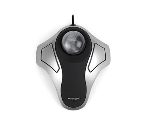 Kensington Orbit Optical Trackball Wired Mouse with trackball, Silver