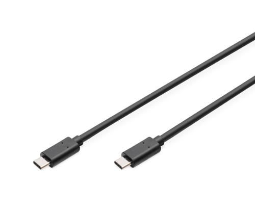 Digitus AK-300138-030-S USB-C Cable, USB-C 2.0 Male į USB-C 2.0 Male, 3 m, Black