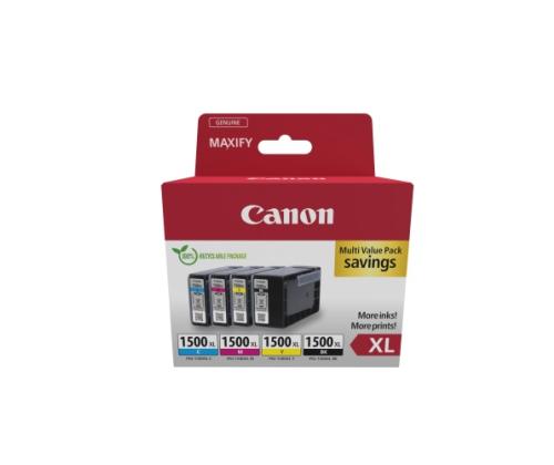 Canon PGI-1500XL (9182B010) Ink Cartridge Multipack, C/M/Y/BK