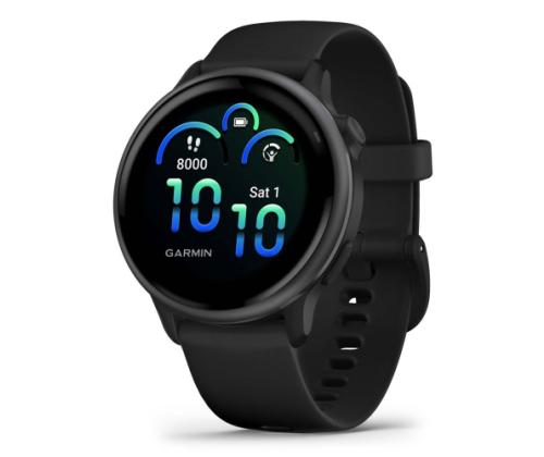 Garmin Vivoactive 6 Smart Watch 30.4 mm Slate with Black Band
