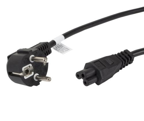 Lanberg CA-C5CA-11CC-0018-BK Power Cable Euro CEE 7/7 to C5 1.8M, Black