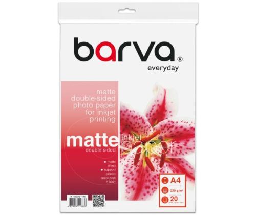 Fotopopierius Barva (IP-BE220-175) Everyday Dvipusis Matinis 220 g/m², A4, 20 lapų