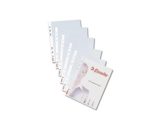 Esselte sleeves, A4, 55 microns, glossy (100) 0809-107