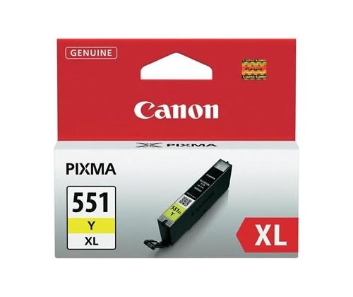 Canon CLI-551YXL (6446B001) Ink Cartridge, Yellow