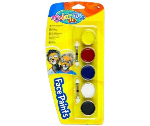 Colorino Kids Face paints 5 colours
