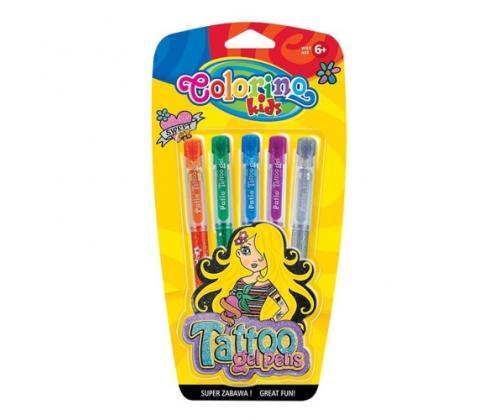 Colorino Kids Gel Tattoo 5 colours blister