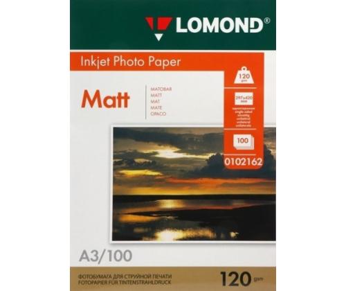 Lomond Photo Inkjet Paper Matte 120 g/m2 A3, 100 sheets