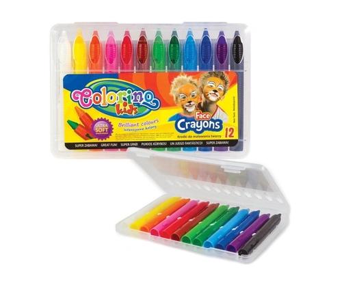Colorino Kids Face crayons 12 colours