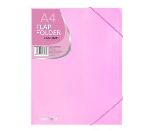 Coolpack flap folder PP, A4, pastel pink