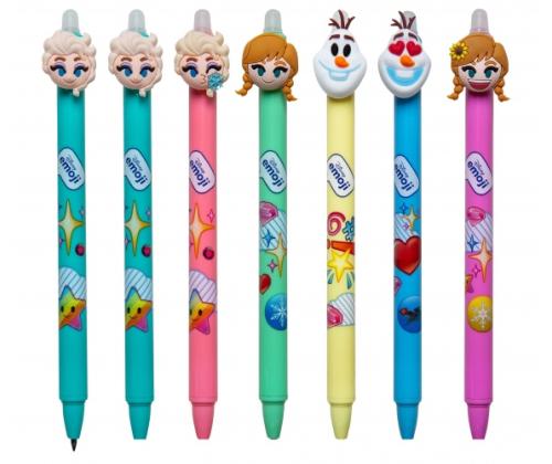 Retractable erasable pen Colorino Disney Emoji Frozen