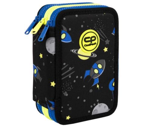 Triple decker pencil case with equipment CoolPack Jumper 3 ATLANTIS