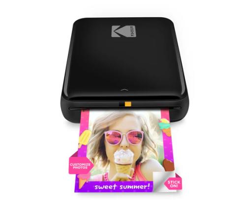 Kodak STEP Instant Mobile Photo printer Colour ZINK 2x3'' 1 ppm, Bluetooth, Black
