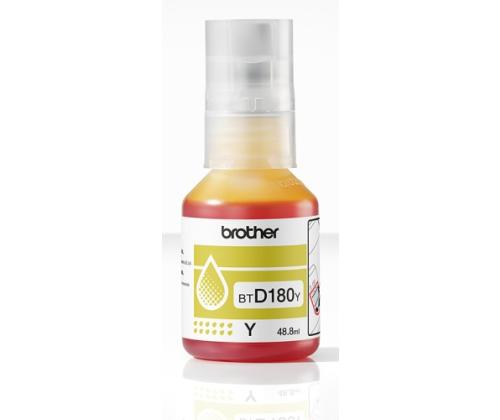 Brother BTD180Y Ink Refill Bottle, Yellow