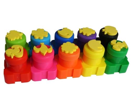 Colorino Kids Finger paints 10 colours