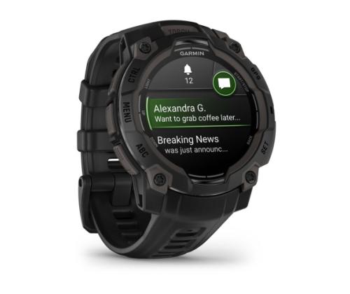 Garmin Instinct 3 Smart Watch 45 mm AMOLED Black with Black Band