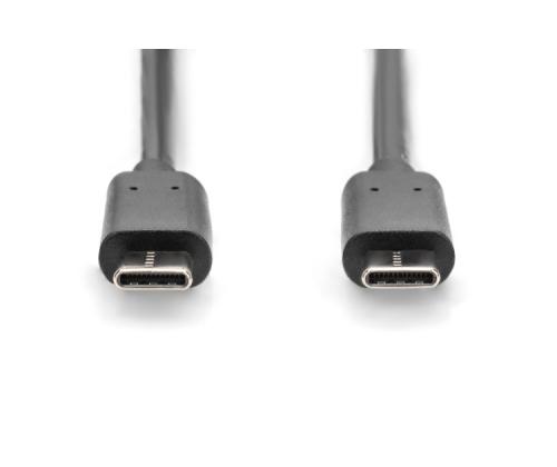 Digitus AK-300138-030-S USB-C Cable, USB-C 2.0 Male į USB-C 2.0 Male, 3 m, Black