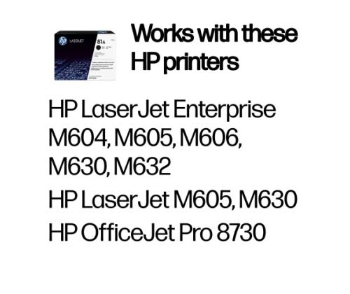 HP 81A (CF281A) Toner Cartridge, Black