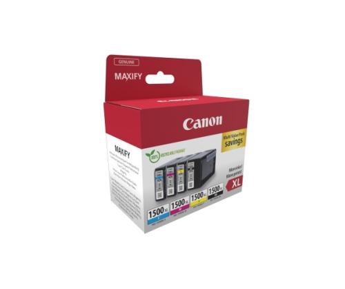Canon PGI-1500XL (9182B010) Ink Cartridge Multipack, C/M/Y/BK