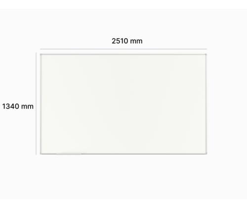 MAXISCREEN projectio and dry erase writingboard 2510 x 1340 mm TK-Team