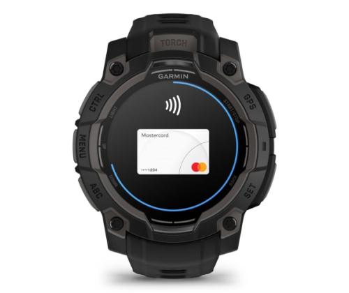 Garmin Instinct 3 Smart Watch 45 mm AMOLED Black with Black Band