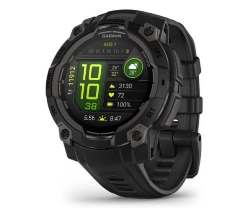 Garmin Instinct 3 Smart Watch 45 mm AMOLED Black with Black Band