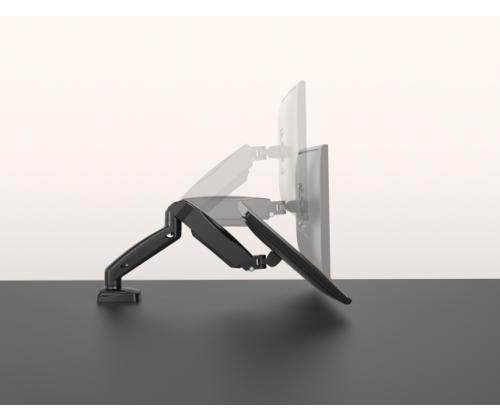 Up Up Premium Single Screen Monitor Arm 17-32'', VESA 75x75, 100x100, Matte Black