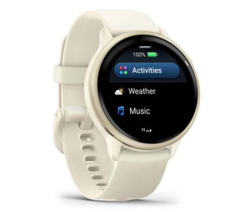 Garmin Vivoactive 6 Smart Watch 30.4 mm Lunar Gold with Bone Band