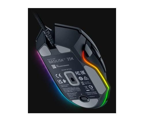 Razer Basilisk V3 35K Wired Gaming Mouse, 35000 DPI, Black