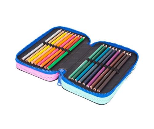 Triple decker pencil case with equipment CoolPack Jumper 3 TENNIS STAR