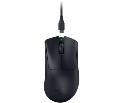 Razer DeathAdder V3 Pro Wireless Gaming Mouse, RF Wireless + USB-C, 30000 DPI, Black