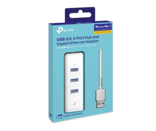 TP-Link UE330 USB 3.0 3-Port Hub and Gigabit Ethernet Adapter