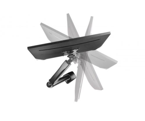 Up Up Premium Single Screen Monitor Arm 17-32'', VESA 75x75, 100x100, Matte Black