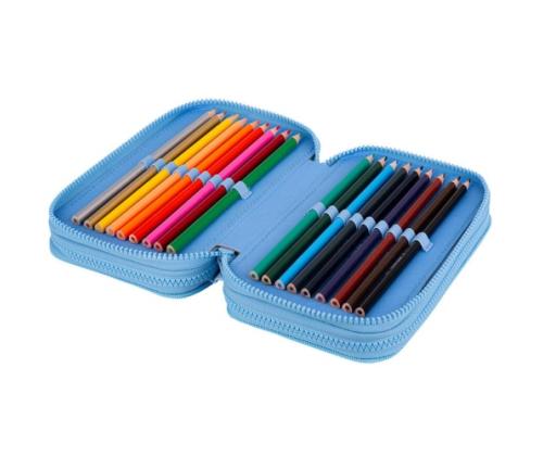 Triple decker pencil case with equipment CoolPack Jumper 3 DAISY SUN