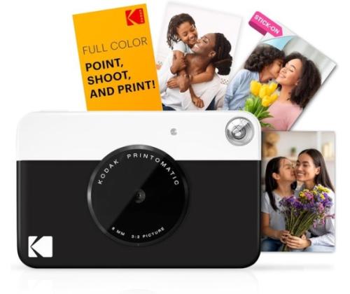 Kodak PRINTOMATIC Instant Print Camera, 2x3'', Black