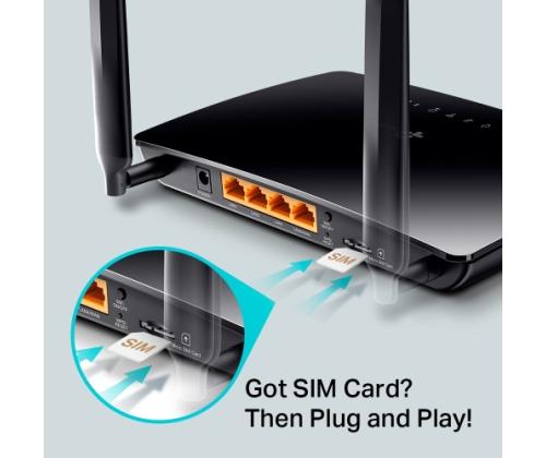 TP-Link Archer MR200 AC750 Wireless Dual Band 4G LTE Router