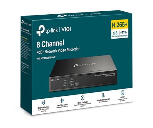 TP-Link VIGI NVR1008H-8MP 8 Channel PoE+ Network Video Recorder