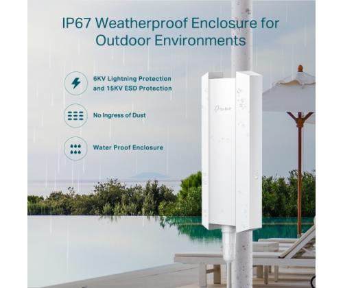 TP-Link EAP650-OUTDOOR AX3000 Indoor/Outdoor Wi-Fi 6 Access Point