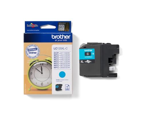 Brother LC125XL (LC125XLC) Ink Cartridge, Cyan