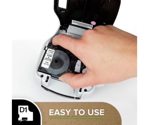 DYMO D1 Standard 53713 (S0720930) Label Tape, 24mm x 7m, Black on White