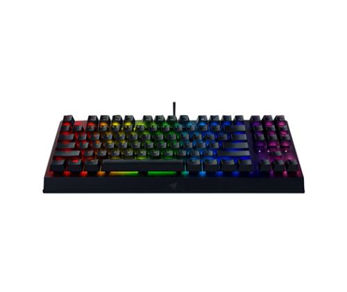 Razer Blackwidow V3 Tenkeyless Wired Gaming keyboard, RGB LED, USB, US, Green Switch, Black