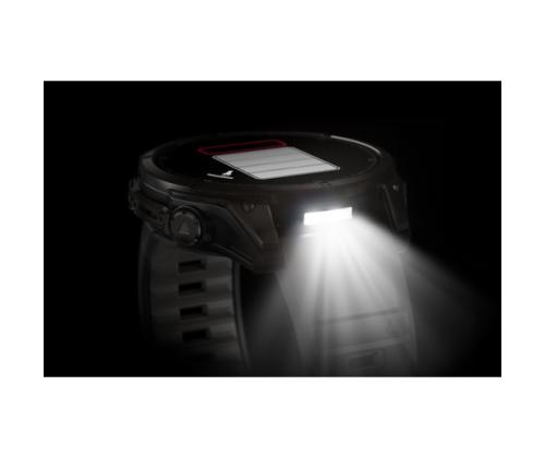 Garmin Fenix 8 Smart Watch 47 mm AMOLED Sapphire,Carbon grey DLC,Black/Pebble grey sil. band