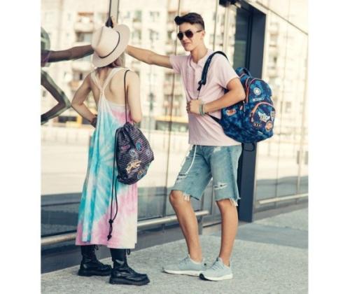 Gymsack Coolpack Sprint Sprint Badges Girls Grey