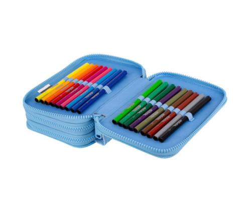 Triple decker pencil case with equipment CoolPack Jumper 3 DAISY SUN