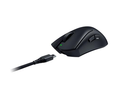 Razer DeathAdder V3 Pro Wireless Gaming Mouse, RF Wireless + USB-C, 30000 DPI, Black