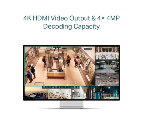 TP-Link VIGI NVR1008H-8MP 8 Channel PoE+ Network Video Recorder