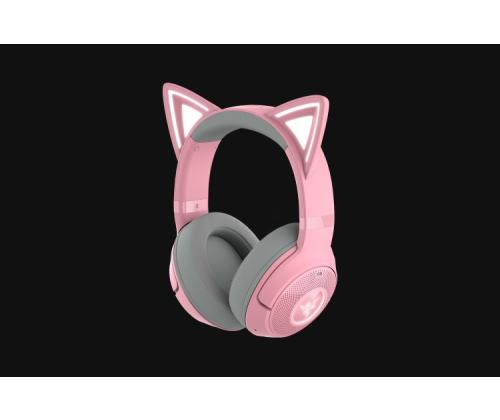 Razer Kraken Kitty V2 BT Wireless Gaming Headset, Bluetooth, Quartz
