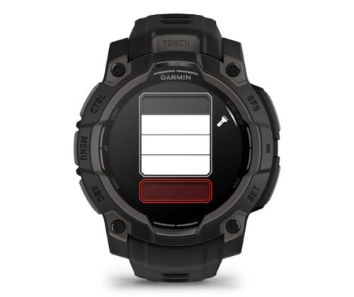 Garmin Instinct 3 Smart Watch 45 mm AMOLED Black with Black Band