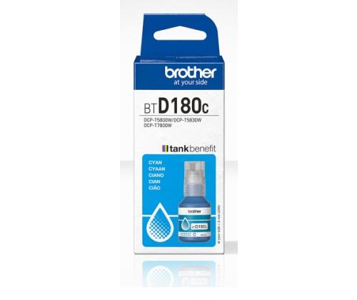 Brother BTD180C Ink Refill Bottle, Cyan
